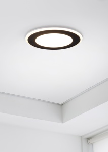 Χωνευτό Φωτιστικό Trio Lighting  LED 10W Μαύρο Ματ Πλαστικό 1040lm  3000K – 652410132