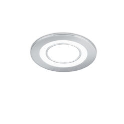 Χωνευτό Φωτιστικό Trio Lighting LED 5W  Χρώμιο Πλαστικό 450lm 3000K  652510106