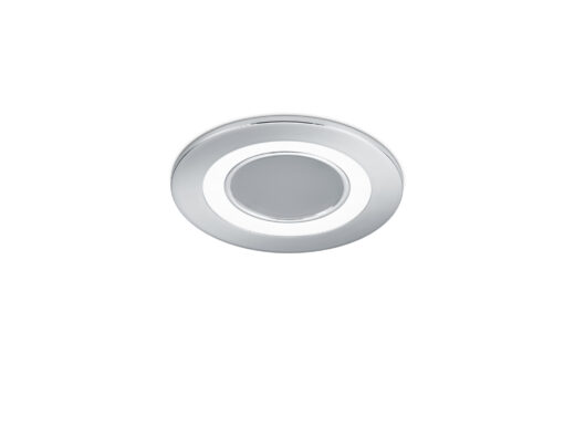 Χωνευτό Φωτιστικό Trio Lighting LED 5W  Χρώμιο Πλαστικό 450lm 3000K  652510106