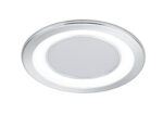 Χωνευτό Φωτιστικό Trio Lighting LED 10W  Χρώμιο Πλαστικό 1040lm 3000K  652610106