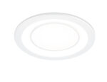 Χωνευτό Φωτιστικό Trio Lighting LED 10W  Λευκό Ματ Πλαστικό 1040lm 3000K  652610131