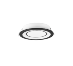 Χωνευτό Φωτιστικό Trio Lighting  LED 10W Μαύρο Ματ Πλαστικό 1040lm  3000K – 652610132