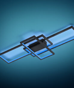 Φωτιστικό Οροφής Trio Lighting LED 36W  Ανθρακί Μεταλλικό 3000lm RGBW 3000 – 6000K  652610342