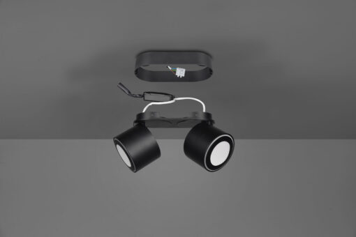 Φωτιστικό Οροφής Trio Lighting LED 3,5W  Μαύρο Ματ Μεταλλικό 340lm 3000K  652910232