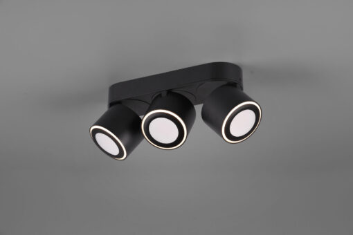 Φωτιστικό Οροφής Trio Lighting LED 3,5W  Μαύρο Ματ Μεταλλικό 340lm 3000K  652910332