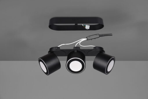 Φωτιστικό Οροφής Trio Lighting LED 3,5W  Μαύρο Ματ Μεταλλικό 340lm 3000K  652910332