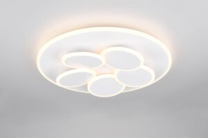 Φωτιστικό Οροφής Γκρι MANDALA LED 35W 4200lm CCT Dimmable με Τηλεχειριστήριο Trio Lighting – 653210631