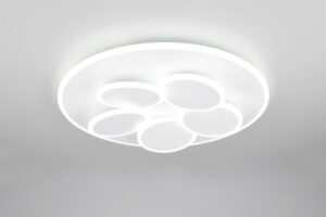 Φωτιστικό Οροφής Γκρι MANDALA LED 35W 4200lm CCT Dimmable με Τηλεχειριστήριο Trio Lighting – 653210631