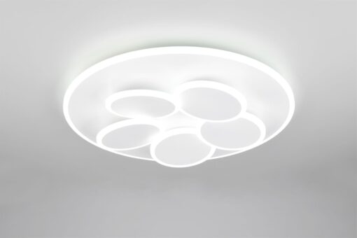 Φωτιστικό Οροφής Γκρι MANDALA LED 35W 4200lm CCT Dimmable με Τηλεχειριστήριο Trio Lighting – 653210631