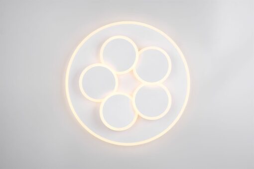 Φωτιστικό Οροφής Γκρι MANDALA LED 35W 4200lm CCT Dimmable με Τηλεχειριστήριο Trio Lighting – 653210631
