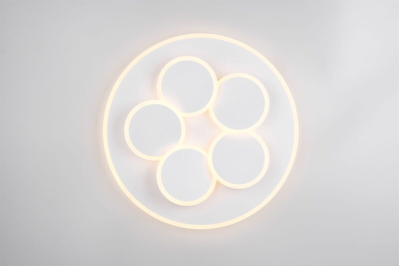 Φωτιστικό Οροφής Γκρι MANDALA LED 35W 4200lm CCT Dimmable με Τηλεχειριστήριο Trio Lighting – 653210631