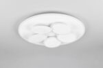 Φωτιστικό Οροφής Γκρι MANDALA LED 35W 4200lm CCT Dimmable με Τηλεχειριστήριο Trio Lighting – 653210631