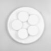 Φωτιστικό Οροφής Γκρι MANDALA LED 35W 4200lm CCT Dimmable με Τηλεχειριστήριο Trio Lighting – 653210631
