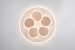 Φωτιστικό Οροφής Γκρι & Χρυσό MANDALA LED 35W 4200lm CCT Dimmable με Τηλεχειριστήριο Trio Lighting – 653210676