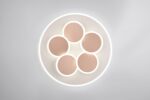 Φωτιστικό Οροφής Γκρι & Χρυσό MANDALA LED 35W 4200lm CCT Dimmable με Τηλεχειριστήριο Trio Lighting – 653210676