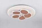 Φωτιστικό Οροφής Γκρι & Χρυσό MANDALA LED 35W 4200lm CCT Dimmable με Τηλεχειριστήριο Trio Lighting – 653210676