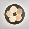Φωτιστικό Οροφής Μαύρο-Χρυσό MANDALA LED 35W 4200lm CCT Dimmable με Τηλεχειριστήριο Trio Lighting – 653210680