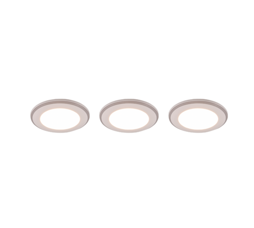 Χωνευτό Φωτιστικό Οροφής Trio Lighting LED 4W 3000K RGBW Λευκού Χρώματος – 653610331