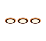 Χωνευτό Φωτιστικό Οροφής Trio Lighting LED 4W 3000K RGBW Μαύρου Χρώματος – 653610332