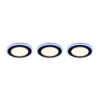 Χωνευτό Φωτιστικό Οροφής Trio Lighting LED 4W 3000K RGBW Μαύρου Χρώματος – 653610332