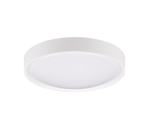 Φωτιστικό Οροφής Trio Lighting LED 18W  Λευκό Πλαστικό 1600lm 3000K IP44 659011801