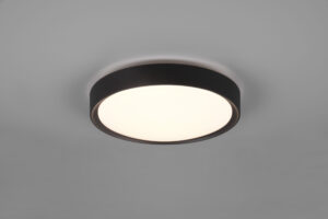 Φωτιστικό Οροφής Trio Lighting  LED 18W Μαύρο Ματ Πλαστικό 1600lm IP44 3000K – 659011832