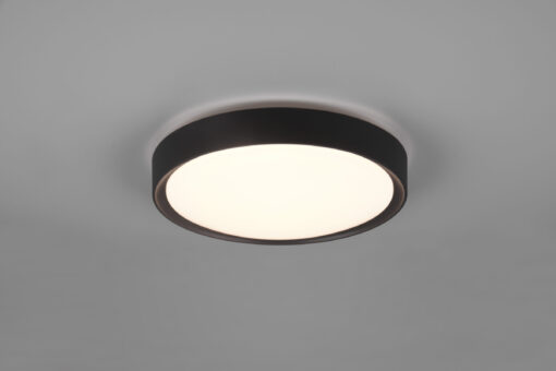 Φωτιστικό Οροφής Trio Lighting  LED 18W Μαύρο Ματ Πλαστικό 1600lm IP44 3000K – 659011832