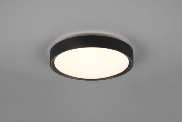 Φωτιστικό Οροφής Trio Lighting  LED 18W Μαύρο Ματ Πλαστικό 1600lm IP44 3000K – 659011832