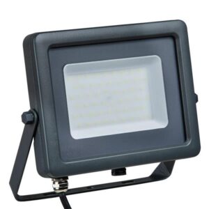 ΠΡΟΒΟΛΕΑΣ LED SMD 50W ΜΑΥΡΟΣ IP66 80-265V 6500K PLUS EUROLAMP – 147-69300