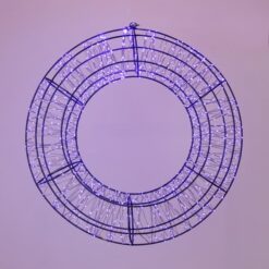 ΣΤΕΦΑΝΙ 38cm, 720 LED, 12V ΜΕΤΑΣΧΗΜΑΤΙΣΤΗ, TIMER, ΜΑΥΡΟΣ ΜΕΤΑΛΛΙΚΟΣ ΣΚΕΛΕΤΟΣ, ΜΑΥΡΟ ΧΑΛΚΙΝΟ ΚΑΛΩΔΙΟ, ΜΩΒ LED, ΠΡΟΕΚΤΑΣΗ ΠΑΡΟΧΗΣ 5m, IP44 EUROLAMP – 600-22542