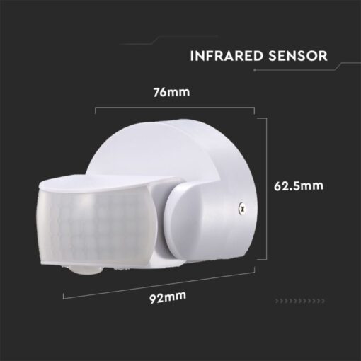 Ανιχνευτής κίνησης Infrared Max 600W Λευκός V-TAC – 6611
