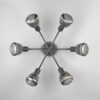 Πολύφωτο Οροφής Μαύρο Ματ & Γυαλί TARIFA 6xE27 Trio Lighting – 662800632