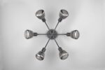 Πολύφωτο Οροφής Μαύρο Ματ & Γυαλί TARIFA 6xE27 Trio Lighting – 662800632