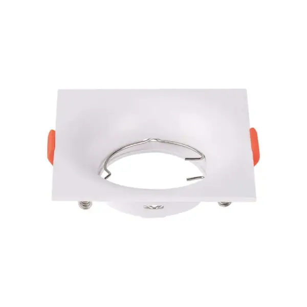 Χωνευτό φωτιστικό Spot GU10 τετράγωνο λευκό V-TAC – 6634