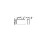 Faro Barcelona COTTON Επιτοίχιο Φωτιστικό Μαύρου Χρώματος- 66414