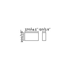 Faro Barcelona COTTON Επιτοίχιο Φωτιστικό Μαύρου Χρώματος- 66416