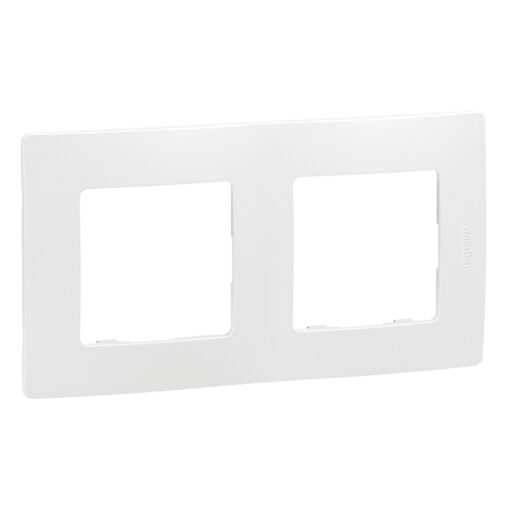 Πλαίσιο 2 Θέσεων Λευκό Legrand Niloe – 665002