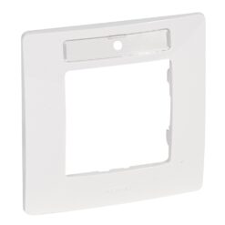 Πλαίσιο 1 Θέσης με Ετικέτα Λευκό Legrand Niloe – 665006