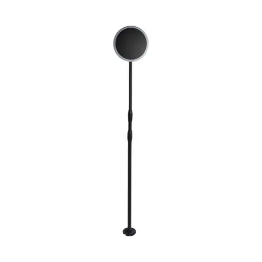 LED ρυθμιζόμενο ηλιακό φωτιστικό κήπου 8W IP65 φυσικό λευκό 4000K με ανιχνευτή φωτός με μαύρο σώμα V-TAC – 6669