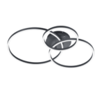 Φωτιστικό Οροφής Trio Lighting  LED 28W Μαύρο Ματ Μεταλλικό Dimmable 3200lm  2700 – 6500K – 670810632