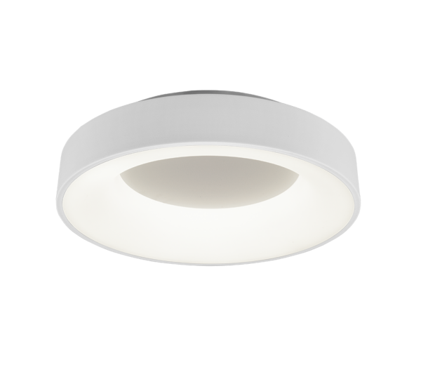 Φωτιστικό Οροφής Trio Lighting LED 27W  Λευκό Ματ Μεταλλικό Step Dimmable 3200lm 4000K  671210131