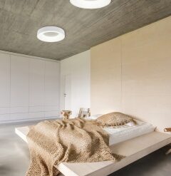Φωτιστικό Οροφής Trio Lighting LED 27W  Λευκό Ματ Μεταλλικό Step Dimmable 3200lm 4000K  671210131