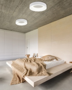 Φωτιστικό Οροφής Trio Lighting LED 27W  Λευκό Ματ Μεταλλικό Step Dimmable 3200lm 4000K  671210131