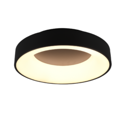 Φωτιστικό Οροφής Trio Lighting LED 27W  Μαύρο Ματ Μεταλλικό Step Dimmable 3100lm 3000K  671210132