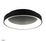 Φωτιστικό Οροφής Trio Lighting LED 48W  Μαύρο Ματ Μεταλλικό Dimmable 5600lm 2700 – 6000K  671290132