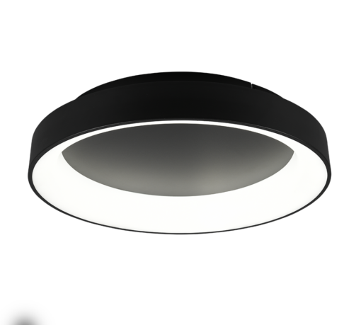 Φωτιστικό Οροφής Trio Lighting LED 48W  Μαύρο Ματ Μεταλλικό Dimmable 5600lm 2700 – 6000K  671290132
