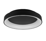 Φωτιστικό Οροφής Trio Lighting LED 48W  Μαύρο Ματ Μεταλλικό Dimmable 5600lm 2700 – 6000K  671290132