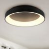 Φωτιστικό Οροφής Trio Lighting LED 48W  Μαύρο Ματ Μεταλλικό Dimmable 5600lm 2700 – 6000K  671290132