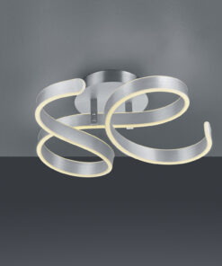 Φωτιστικό Οροφής Trio Lighting LED 40W  Βουρτσισμένο Αλουμίνιο Μεταλλικό Step Dimmable 6000lm 3000K  671310105