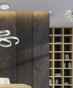 Φωτιστικό Οροφής Trio Lighting LED 40W  Βουρτσισμένο Αλουμίνιο Μεταλλικό Step Dimmable 6000lm 3000K  671310105